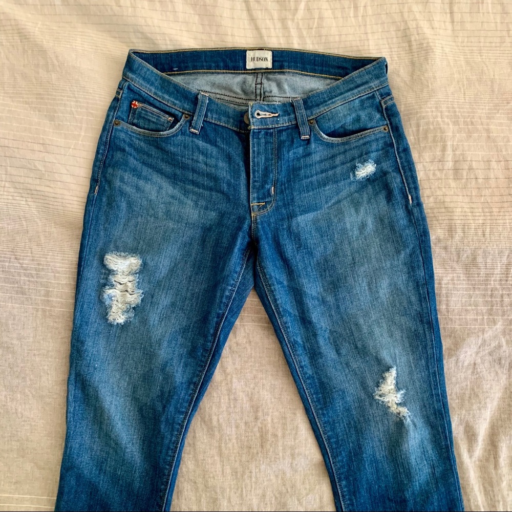 Mid rise Hudson skinny jeans